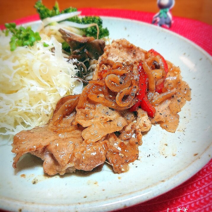 豚肉のマヨ生姜焼き